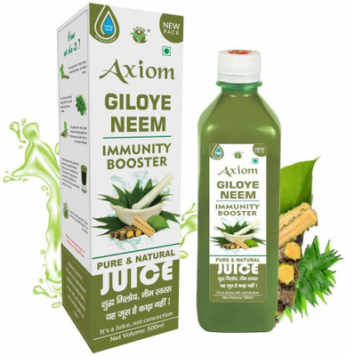 AXIOM Giloye Neem Juice (Immunity Booster),Helps in Purifies Blood(Pack of 2, 1000)
