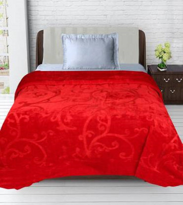 AUBORON Damask Double Quilt for  Heavy Winter(Woollen Blend, Red)