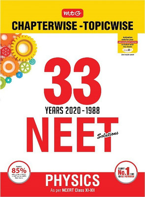 33 Years Neet-Aipmt Chapterwise Solutions - Physics 2020(English, Paperback, unknown)