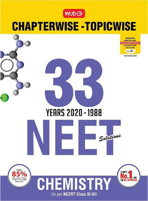 33 Years Neet-Aipmt Chapterwise Solutions - Chemistry 2020(English, Paperback, unknown)