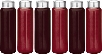 KUBER INDUSTRIES 1000 ml Steel Bottle(Pack of 6, Multicolor)