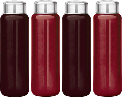 KUBER INDUSTRIES 1000 ml Steel Bottle(Pack of 4, Multicolor)