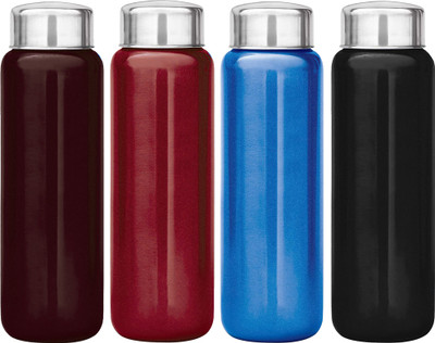 KUBER INDUSTRIES 1000 ml Steel Bottle(Pack of 4, Multicolor)