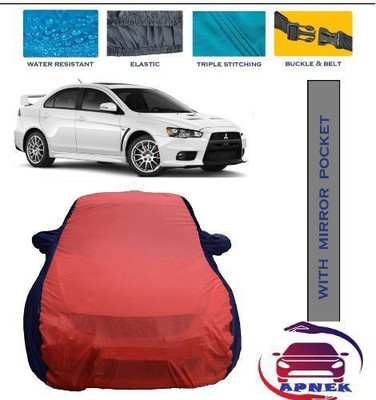 APNEK Car Cover For Mitsubishi Lancer (With Mirror Pockets)(Red, Blue)