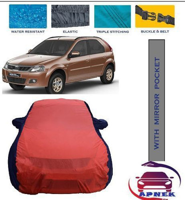 APNEK Car Cover For Mahindra Verito Vibe (With Mirror Pockets)(Red, Blue)