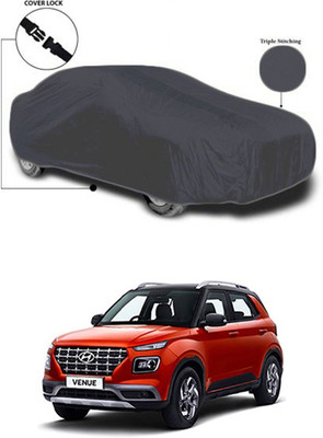Coverit Car Cover For Hyundai Venue (Without Mirror Pockets)(Grey)