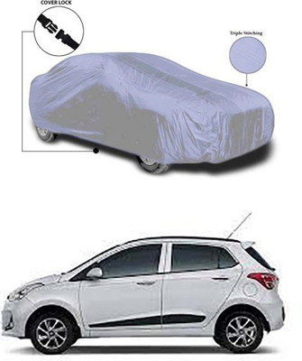 Coverit Car Cover For Hyundai Grand i10 (Without Mirror Pockets)(Silver)