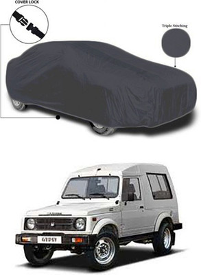 Coverit Car Cover For Maruti Suzuki Gypsy (Without Mirror Pockets)(Grey)