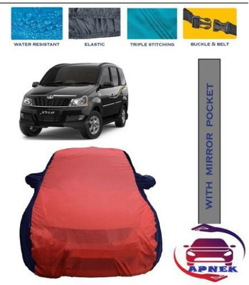APNEK Car Cover For Mahindra Xylo (With Mirror Pockets)(Red, Blue)