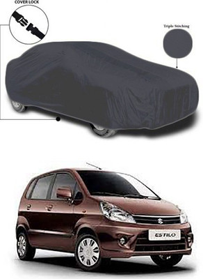 Coverit Car Cover For Maruti Suzuki Zen Estilo (Without Mirror Pockets)(Grey)