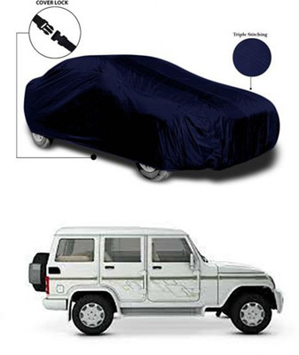 Billseye Car Cover For Mahindra Bolero (Without Mirror Pockets)(Blue)