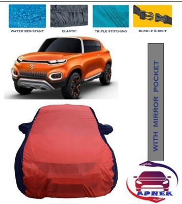 APNEK Car Cover For Maruti Suzuki Future-S (With Mirror Pockets)(Red, Blue)