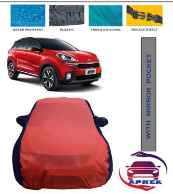 APNEK Car Cover For Mahindra KUV100 (With Mirror Pockets)(Red, Blue)