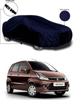 Billseye Car Cover For Maruti Suzuki Zen Estilo (Without Mirror Pockets)(Blue)