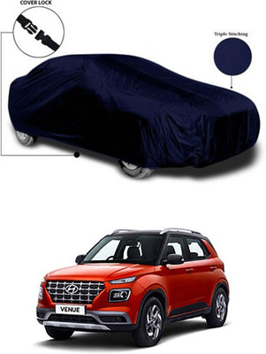 Coverit Car Cover For Hyundai Venue (Without Mirror Pockets)(Blue)