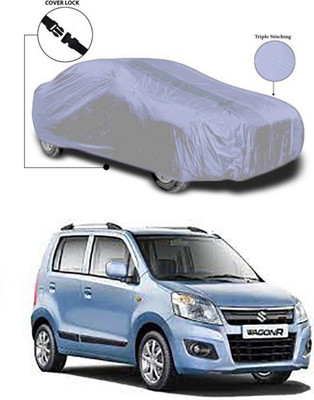 Billseye Car Cover For Maruti Suzuki Wagon R 1.0 (Without Mirror Pockets)(Silver)