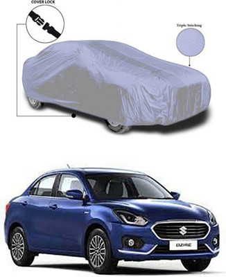 Coverit Car Cover For Maruti Suzuki Swift Dzire (Without Mirror Pockets)(Silver)