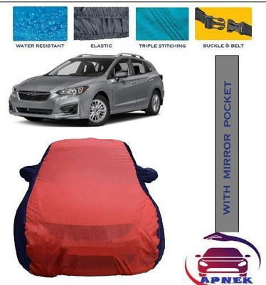 APNEK Car Cover For Subaru Impreza (With Mirror Pockets)(Red, Blue)