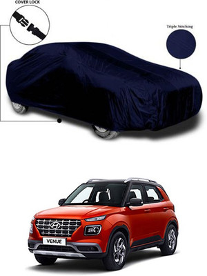Coverit Car Cover For Hyundai Venue (Without Mirror Pockets)(Blue)