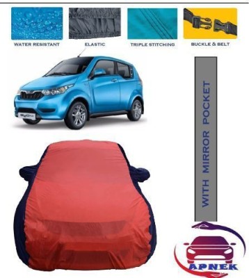 APNEK Car Cover For Mahindra e20 (With Mirror Pockets)(Red, Blue)