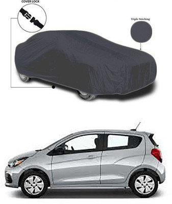 Coverit Car Cover For Chevrolet Spark (Without Mirror Pockets)(Grey)