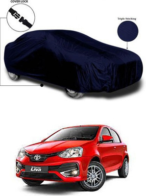 Coverit Car Cover For Toyota Etios Liva (Without Mirror Pockets)(Blue)