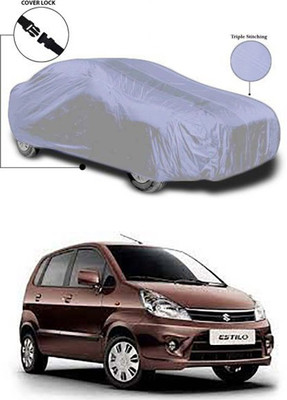 Billseye Car Cover For Maruti Suzuki Zen Estilo (Without Mirror Pockets)(Silver)