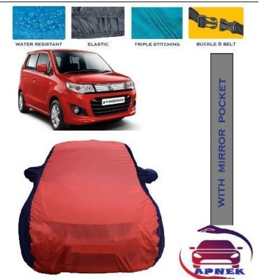 APNEK Car Cover For Maruti Suzuki WagonR Stingray (With Mirror Pockets)(Red, Blue)