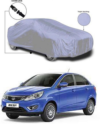 Coverit Car Cover For Tata Zest (Without Mirror Pockets)(Silver)