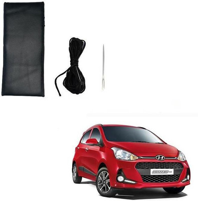 arneja trading company Hand Stiched Steering Cover For Hyundai Grand i10(Black, Leatherite)