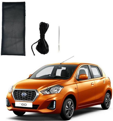 arneja trading company Hand Stiched Steering Cover For Datsun Go(Black, Leatherite)