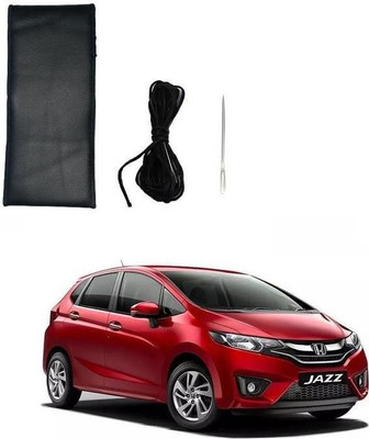 arneja trading company Hand Stiched Steering Cover For Honda Jazz(Black, Leatherite)