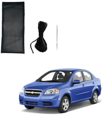 arneja trading company Hand Stiched Steering Cover For Chevrolet Aveo(Black, Leatherite)
