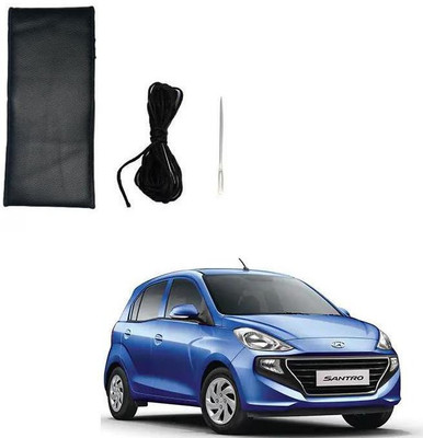 arneja trading company Hand Stiched Steering Cover For Hyundai Santro(Black, Leatherite)