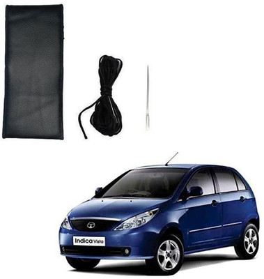 arneja trading company Hand Stiched Steering Cover For Tata Indica Vista(Black, Leatherite)