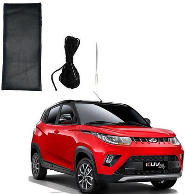 arneja trading company Hand Stiched Steering Cover For Mahindra KUV 100(Black, Leatherite)