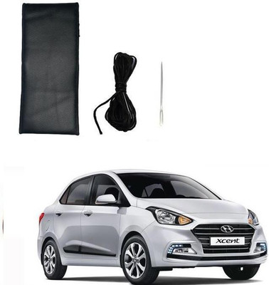 arneja trading company Hand Stiched Steering Cover For Hyundai Xcent(Black, Leatherite)