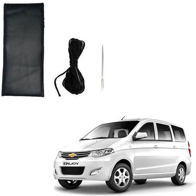 arneja trading company Hand Stiched Steering Cover For Chevrolet Enjoy(Black, Leatherite)