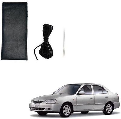 arneja trading company Hand Stiched Steering Cover For Hyundai Accent(Black, Leatherite)