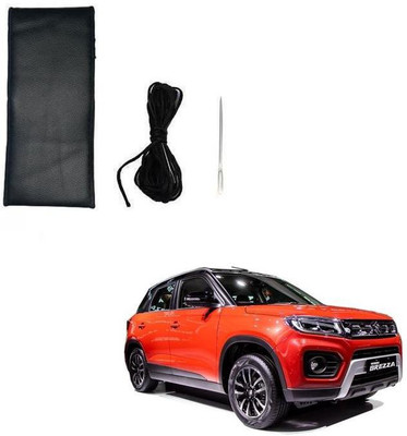 arneja trading company Hand Stiched Steering Cover For Maruti Vitara(Black, Leatherite)