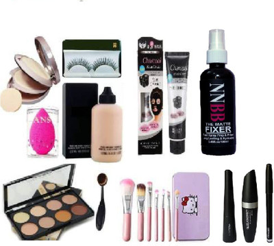 nnbb Makeup Combo Kit Set Of 12 (12 item in 1 set) (12 Items in the set)(12 Items in the set)