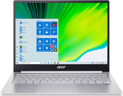 Flipkart - acer Swift 3 Core i5 11th Gen Intel EVO – (8 GB/512 GB SSD/Windows 10 Home) SF313-53-532J Thin and Light Laptop(13.5 inch, Sparkly Silver, 1.19 kg, With MS Office)