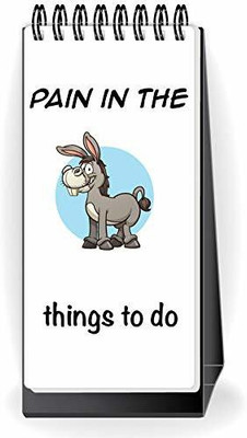 Nourish Desktop Standing To Do List Regular Planner/Organizer Ruled 50 Pages(DONKEY)