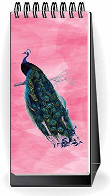 Nourish Desktop Standing To Do List Regular Planner/Organizer Ruled 50 Pages(PEACOCK)