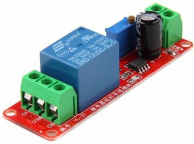 DHRUV-PRO NE555 DC 12V Digital Delay Timer Relay Switch Adjustable 0 to 10 Seconds Electronic Components Electronic Hobby Kit