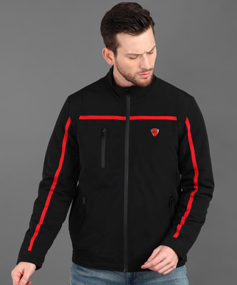 DUCATI Full Sleeve Striped Men Jacket