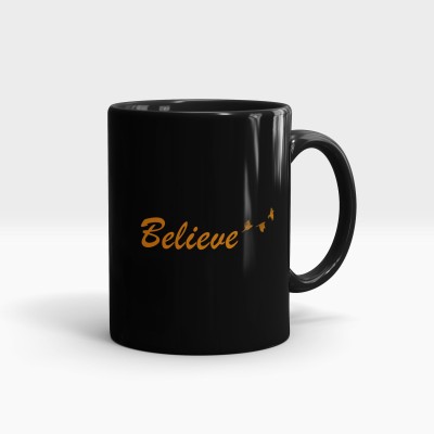 Gift Arcadia Believe Printed CoffeeMug, Ideal Gift for Couple, Girlfriend/Boyfriend, and Wife/Husband Ceramic Coffee Mug(330 ml)