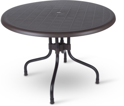 Supreme Plastic Outdoor Table(Finish Color - Wenge, DIY(Do-It-Yourself))