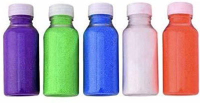 Paaroots Pack of 5 Rangoli Powder(Multicolor)