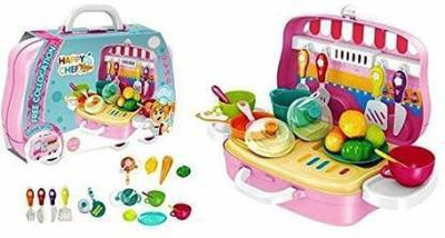 JIGU ENTERPRISE KITCHEN COOK SET FOR KIDS IN BRIEFCASE STYLE